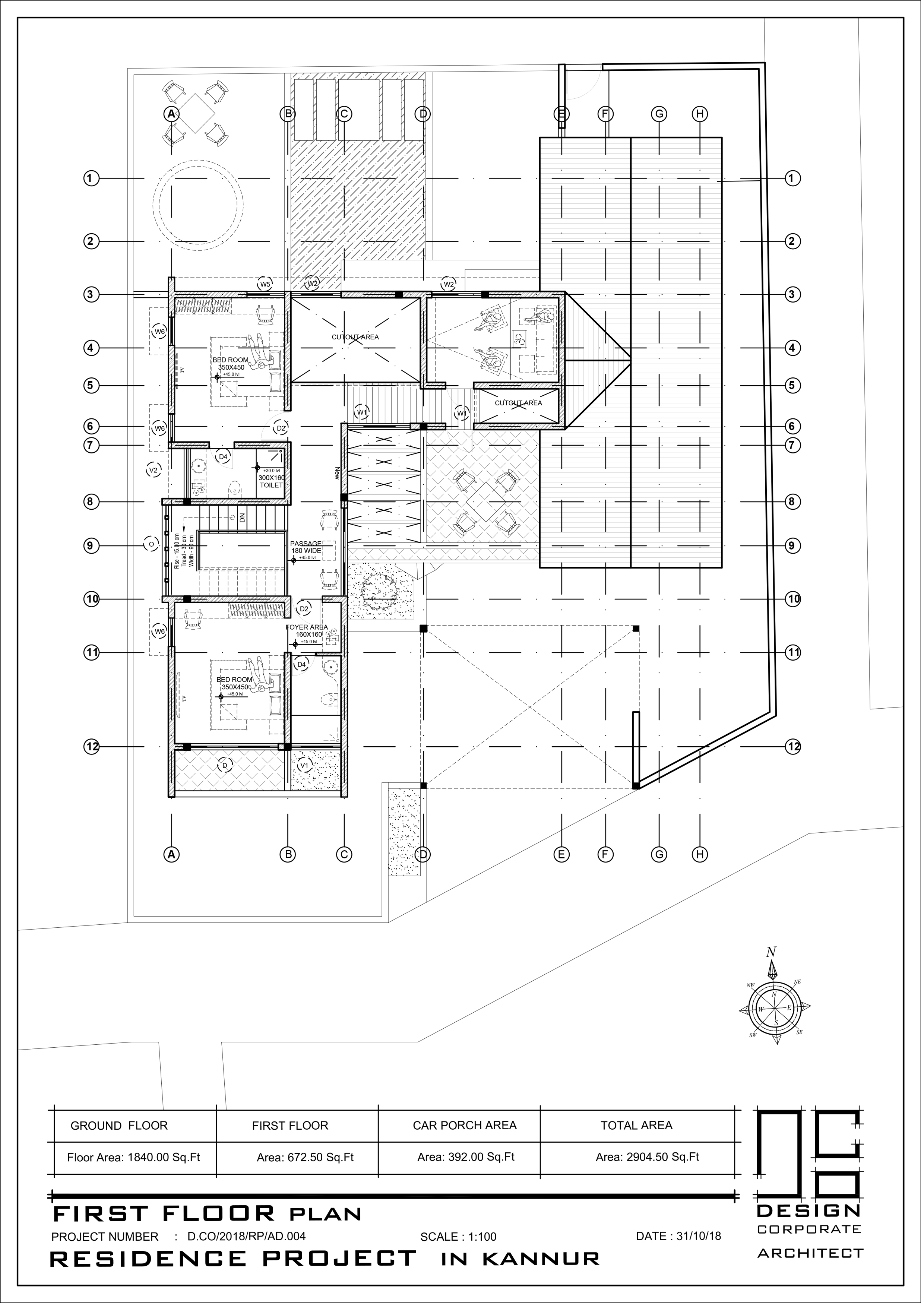 FIRST FLOOR PLAN | Design Corporate Architect